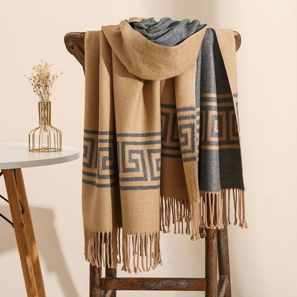 winter cashmere blend scarf sweety reversible shawls muffler thickened mantilla bufanda long warm soft cachecol feminino pallium, Blue;gray
winter cashmere blend scarf sweety reversible shawls muffler thickened mantilla bufanda long warm soft cachecol feminino pallium, Blue;gray