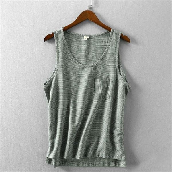 strip linen tank men plus size 4xl sleeveless shirt casual fitness tank men summer camisetas de tirantes hombre ds50738, White;black
strip linen tank men plus size 4xl sleeveless shirt casual fitness tank men summer camisetas de tirantes hombre ds50738, White;black