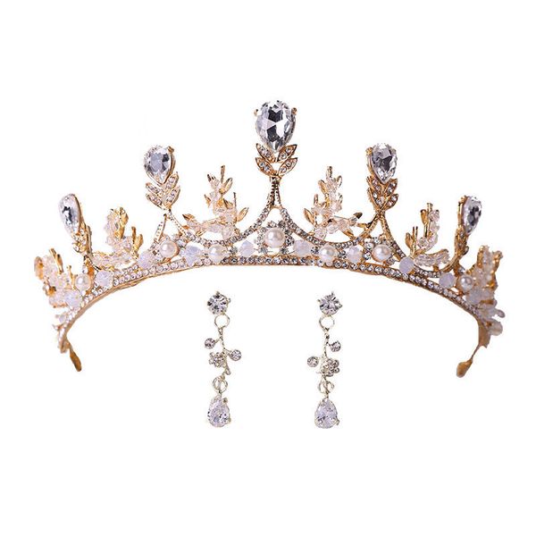 m18 korean crystal fairy bridal crown headdress hair wedding dress accessories k, Silver
m18 korean crystal fairy bridal crown headdress hair wedding dress accessories k, Silver