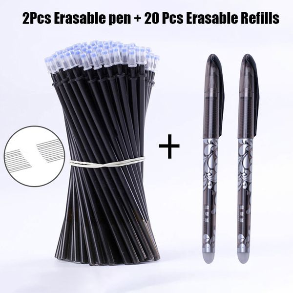 12+40pcs/set blue black ink erasable pen 0.5mm ballpoint pens refills for kids writing gifts school office supplies stationery
12+40pcs/set blue black ink erasable pen 0.5mm ballpoint pens refills for kids writing gifts school office supplies stationery