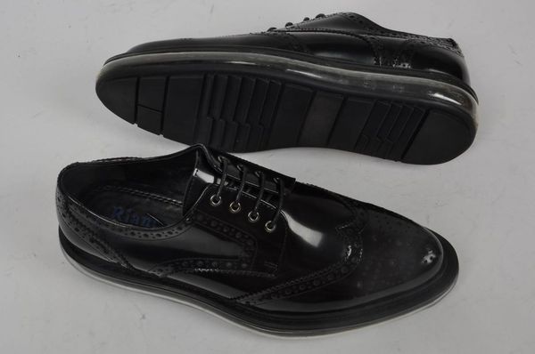 men's leather shoes business dress shoes air cushion leather men varved, Black
men's leather shoes business dress shoes air cushion leather men varved, Black