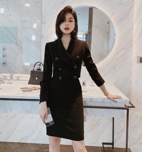 two piece dress autumn elegant ladies long sleeve short skirt 2 set women blazer, White
two piece dress autumn elegant ladies long sleeve short skirt 2 set women blazer, White