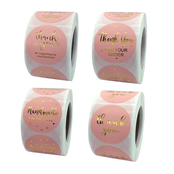 500pcs/roll nice giftlabel paper thank you sticker diy hand account for package stationery christmas decoration
500pcs/roll nice giftlabel paper thank you sticker diy hand account for package stationery christmas decoration