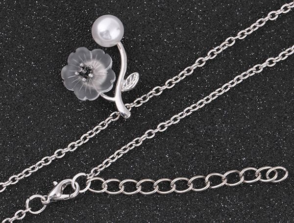 pretty camellia necklaces simulated pearl maxi colar collier femme collar flower choker necklace, Silver
pretty camellia necklaces simulated pearl maxi colar collier femme collar flower choker necklace, Silver