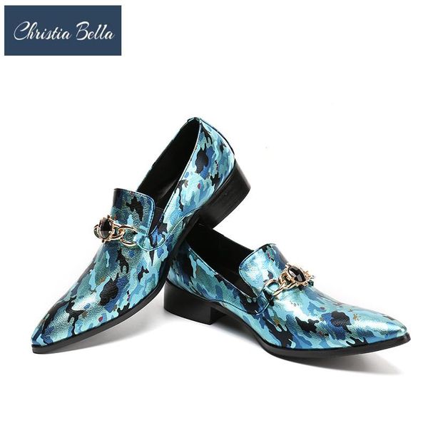 christia bella gem chain men loafers camouflage painted genuine leather slipper smoking slip ons shoes party wedding dress shoes, Black
christia bella gem chain men loafers camouflage painted genuine leather slipper smoking slip ons shoes party wedding dress shoes, Black