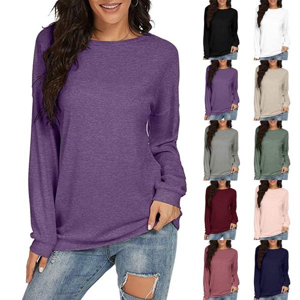 oversized woman long sleeve t-shirt solid color sweatshirt tee round neck pullover blouse casual home wear women clothing, Black;blue
oversized woman long sleeve t-shirt solid color sweatshirt tee round neck pullover blouse casual home wear women clothing, Black;blue