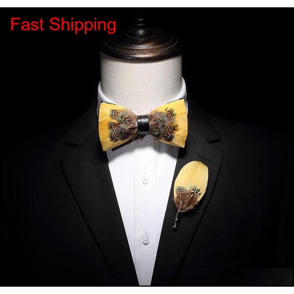 2020 novelty handmade 31 colors solid color black red feather bow tie brooch gift set men's weddi qylxrk bdehome, Black;gray
2020 novelty handmade 31 colors solid color black red feather bow tie brooch gift set men's weddi qylxrk bdehome, Black;gray