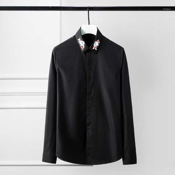 plus size 4xl summer mens shirts luxury rose embroidery collar long sleeve casual shirt white black party nightclub shirts man1
plus size 4xl summer mens shirts luxury rose embroidery collar long sleeve casual shirt white black party nightclub shirts man1