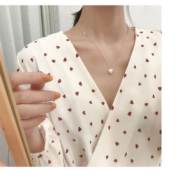 gold color choker necklace for women 1 layers pearl heart pendant chain necklaces & pendants velvet chokers fashion jewelry, Golden;silver
gold color choker necklace for women 1 layers pearl heart pendant chain necklaces & pendants velvet chokers fashion jewelry, Golden;silver