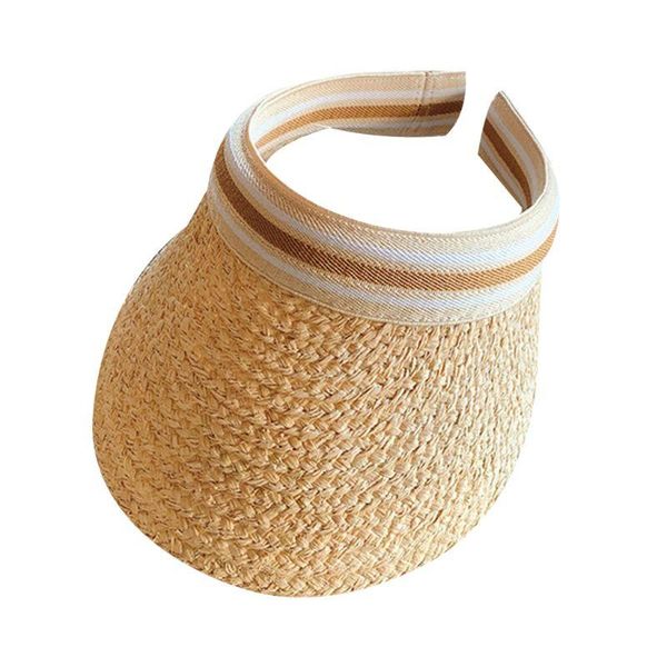 wide brim hats women raffia straw woven sun visor hat empty rainbow striped headband uv protection peaked beach cap, Blue;gray
wide brim hats women raffia straw woven sun visor hat empty rainbow striped headband uv protection peaked beach cap, Blue;gray