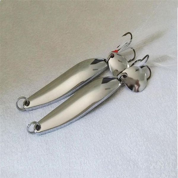 1pcs metal gold sliver spoon fishing lure sequined hard baits noise paillette with feather for sea lures tool wobbler qylwqg
1pcs metal gold sliver spoon fishing lure sequined hard baits noise paillette with feather for sea lures tool wobbler qylwqg