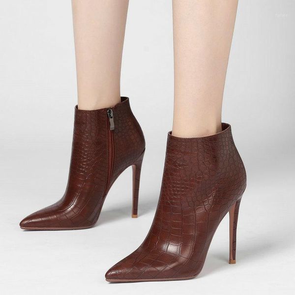 2020 women super high heel ankle boots fashion zipper stone print short boots lady pointed toe autumn winter shoes1, Black
2020 women super high heel ankle boots fashion zipper stone print short boots lady pointed toe autumn winter shoes1, Black