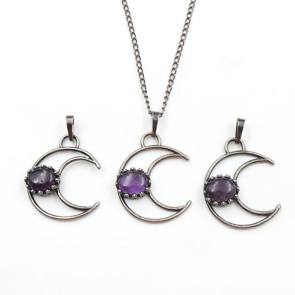 yjxp crescent pattern pendant necklaces for women men crown shaped inlay natural crystal quartzs ellipse stones vintage jewelry, Silver
yjxp crescent pattern pendant necklaces for women men crown shaped inlay natural crystal quartzs ellipse stones vintage jewelry, Silver