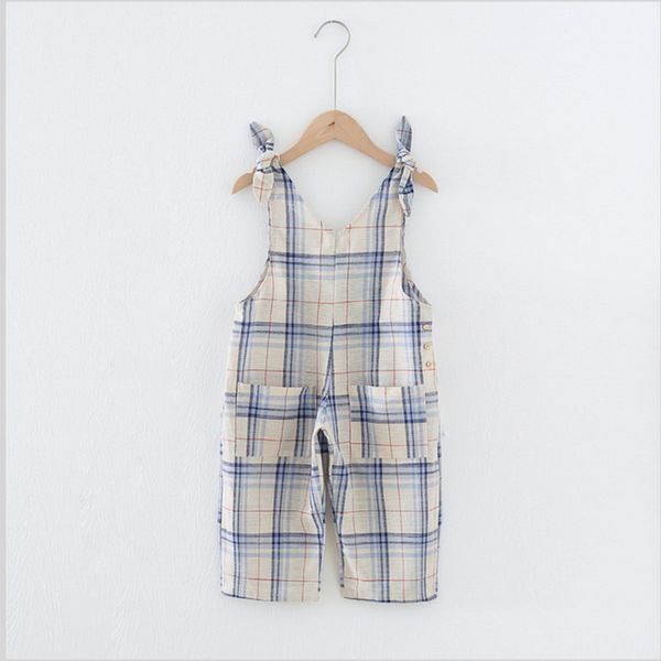 2021 summer new teenage girls overalls sleeveless loose style yellow blue plaid pocket pants girls clothes e1919
2021 summer new teenage girls overalls sleeveless loose style yellow blue plaid pocket pants girls clothes e1919