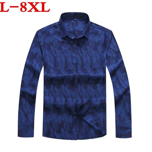men's casual shirts 8xl plus quality size high 7xl 6xl 5xl 4xl mens business long sleeved shirt classic print male social dress, White;black
men's casual shirts 8xl plus quality size high 7xl 6xl 5xl 4xl mens business long sleeved shirt classic print male social dress, White;black