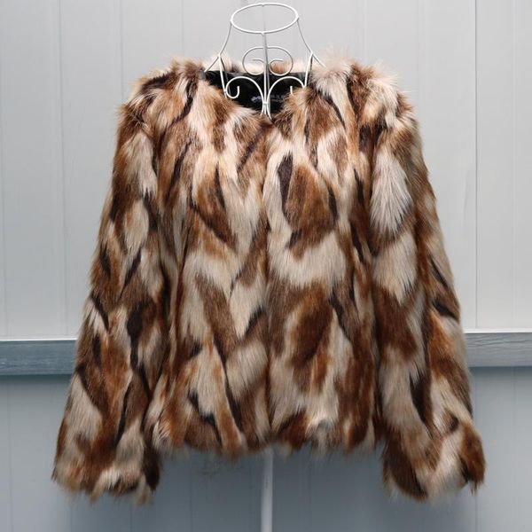 women's jackets women winter warm faux fur slim coat fluffy mixed color outerwear jacket, Black;brown
women's jackets women winter warm faux fur slim coat fluffy mixed color outerwear jacket, Black;brown