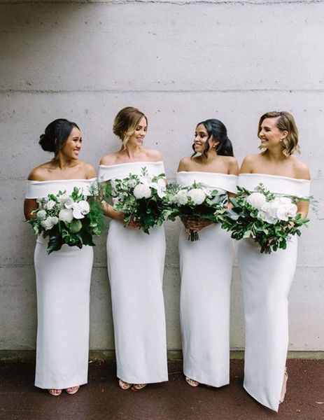 простой белый длинные оболочки bridesmaids платья с плеча бато шеи side split maid of honor невесты платье frormal гостей свадьбы платья, White;pink
простой белый длинные оболочки bridesmaids платья с плеча бато шеи side split maid of honor невесты платье frormal гостей свадьбы платья, White;pink