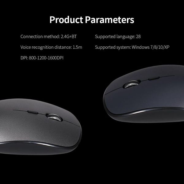 mice 2.4g+bt wireless mouse abs voice for pc lapmulti-function translation support typing search
mice 2.4g+bt wireless mouse abs voice for pc lapmulti-function translation support typing search