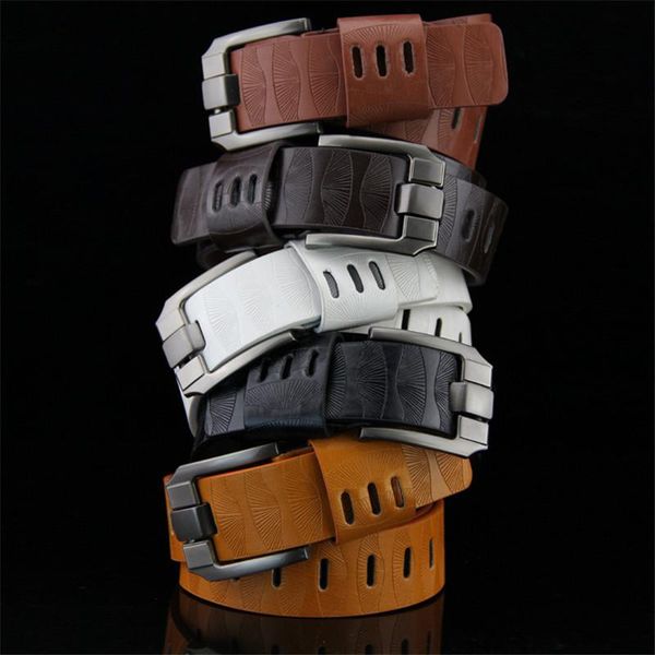 retro pu leather belts men metal ring buckle vintage decorative casual tighten all-match long belt male solid waistband, Black;brown
retro pu leather belts men metal ring buckle vintage decorative casual tighten all-match long belt male solid waistband, Black;brown