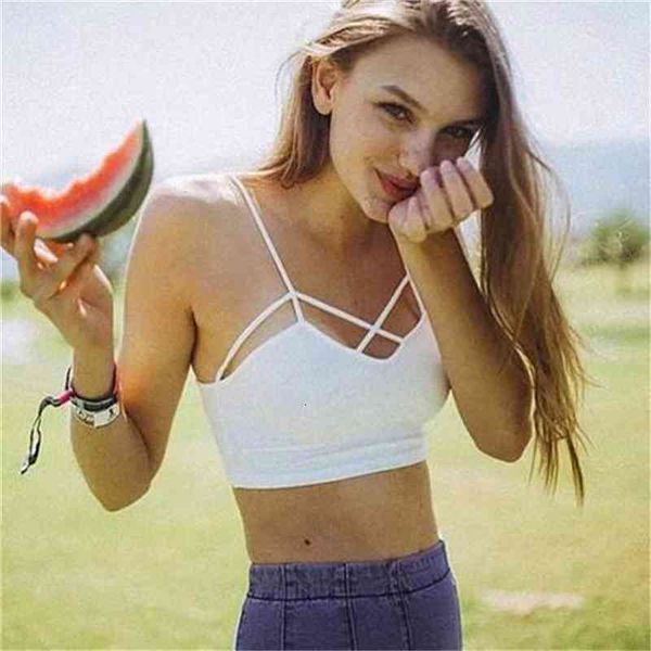 summer crop women cotton breast cross vest female short backless camis girls fashion tank woman clothes, White
summer crop women cotton breast cross vest female short backless camis girls fashion tank woman clothes, White