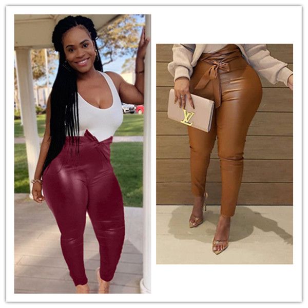 new designers women's pants fashion leggings ladies autumn and winter casual solid color leather pants s-4xl clothing 3 color f92904, Black;white
new designers women's pants fashion leggings ladies autumn and winter casual solid color leather pants s-4xl clothing 3 color f92904, Black;white