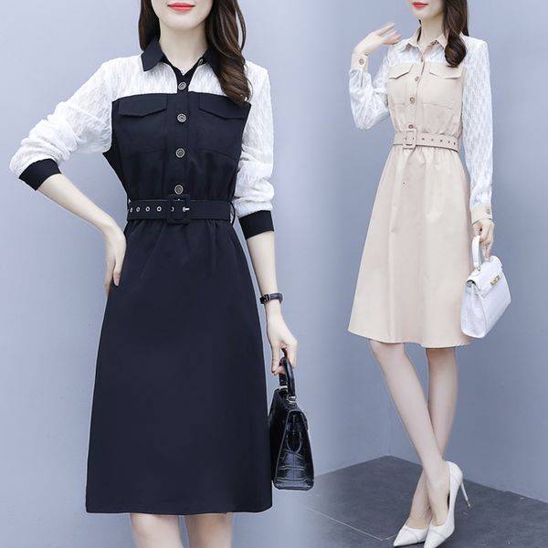 l-5xl-sized women's shirts dressed in fat long spring business ladies work wearing dresses n0n4, Black;gray
l-5xl-sized women's shirts dressed in fat long spring business ladies work wearing dresses n0n4, Black;gray
