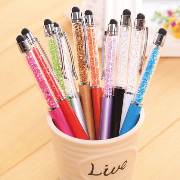 office stationfashion design creative crystal pen diamond ballpoint pens stationery ballpen stylus pen touch pen 10 colors oily black refill, Blue;orange
office stationfashion design creative crystal pen diamond ballpoint pens stationery ballpen stylus pen touch pen 10 colors oily black refill, Blue;orange