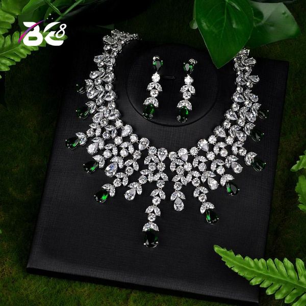 be 8 new fashion brilliant cz water drop design jewely sets for bridal wedding, green color bijoux for women s086, Silver
be 8 new fashion brilliant cz water drop design jewely sets for bridal wedding, green color bijoux for women s086, Silver