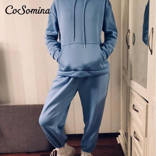 cosomina two pieces tracksuits women spring sport suit hoodie pullover jogging pant suits casual home wear female suit sets 2021, Gray
cosomina two pieces tracksuits women spring sport suit hoodie pullover jogging pant suits casual home wear female suit sets 2021, Gray