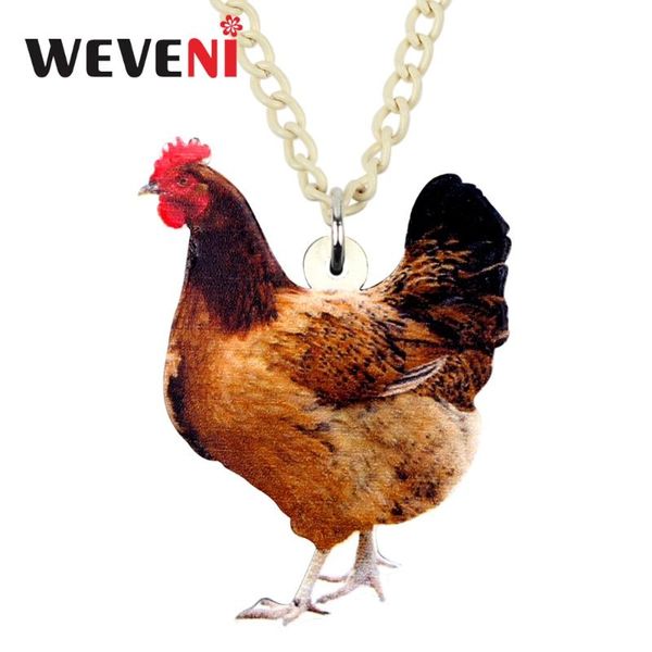 pendant necklaces weveni statement acrylic chicken hen necklace choker collare farm animal jewelry for women girls teens gift accessories, Silver
pendant necklaces weveni statement acrylic chicken hen necklace choker collare farm animal jewelry for women girls teens gift accessories, Silver