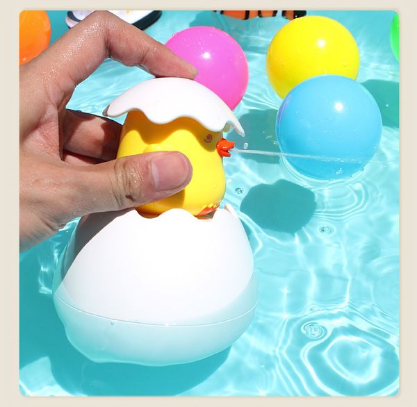 baby bathing toy kids cute duck chicken egg water spray sprinkler bathroom sprinkling shower swimming water toys kid gift
baby bathing toy kids cute duck chicken egg water spray sprinkler bathroom sprinkling shower swimming water toys kid gift