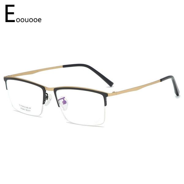 pure titanium glasses frame for men rimless glasses prescriptio oculos eyewear gafas monturas de lentes hombre, Black
pure titanium glasses frame for men rimless glasses prescriptio oculos eyewear gafas monturas de lentes hombre, Black