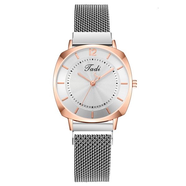 milan belt magnet buckle watch women fashion simple quartz watch ladies square stainless steel casual wristwatch lazy clock, Slivery;brown
milan belt magnet buckle watch women fashion simple quartz watch ladies square stainless steel casual wristwatch lazy clock, Slivery;brown