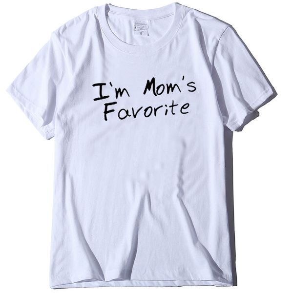 large men's round neck i'm mom print casual short sleeve t-shirt for men, White;black
large men's round neck i'm mom print casual short sleeve t-shirt for men, White;black