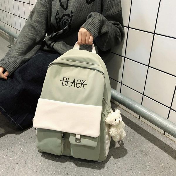 new gray backpack women school bags for teenage girls simple patchwork lightweight oxford back pack female bookbags preppy bbyfuc alice_bag
new gray backpack women school bags for teenage girls simple patchwork lightweight oxford back pack female bookbags preppy bbyfuc alice_bag