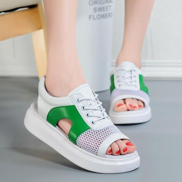 mesh fish mouth women's platform sandals 2020 summer fashion lace up women sandal comfortable casual woman chunky shoes a-77, Black
mesh fish mouth women's platform sandals 2020 summer fashion lace up women sandal comfortable casual woman chunky shoes a-77, Black