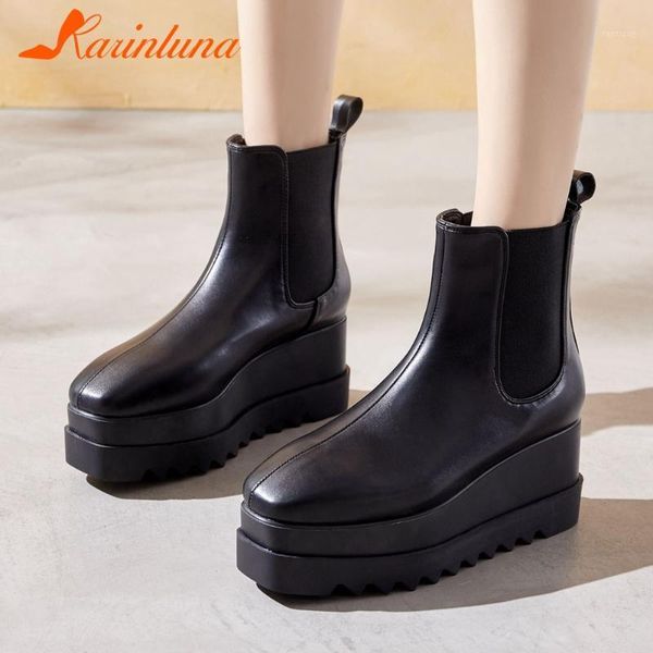 boots karin fashion female concise platform round toe wedges high heels elastic band women ankle shoes1, Black
boots karin fashion female concise platform round toe wedges high heels elastic band women ankle shoes1, Black