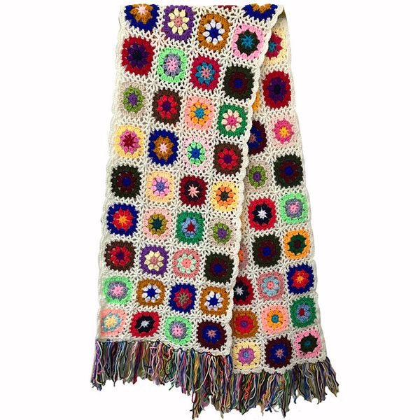 hand made scarfs women tassel scarf wraps 200*27cm big crochet flower scarves autumn winter handmade christmas gift scarves y201007, Blue;gray
hand made scarfs women tassel scarf wraps 200*27cm big crochet flower scarves autumn winter handmade christmas gift scarves y201007, Blue;gray
