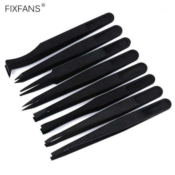 fixfans 8pcs anti-static esd plastic tweezers set pointed flat curved tips tweezers for electronics phone pcb repair tools kit1
fixfans 8pcs anti-static esd plastic tweezers set pointed flat curved tips tweezers for electronics phone pcb repair tools kit1