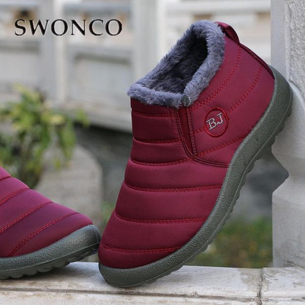 swonco boots women winter warm shoes plush fur velvet fur casual booties women's shoes snow boots 2020 mommy's ankle boot female, Black
swonco boots women winter warm shoes plush fur velvet fur casual booties women's shoes snow boots 2020 mommy's ankle boot female, Black
