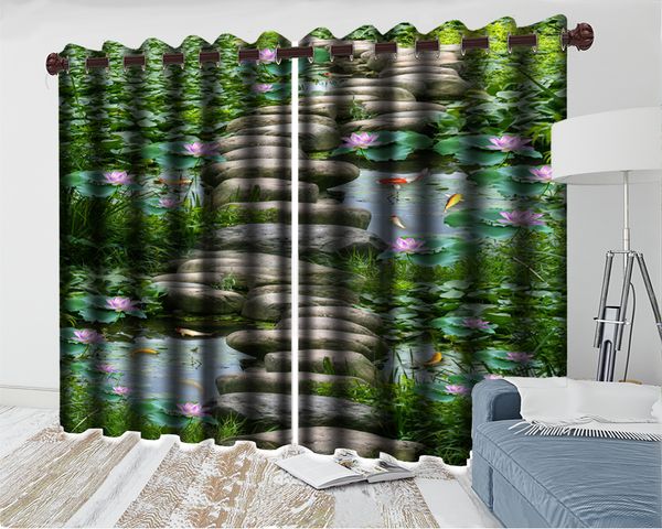 3d modern curtain window 3d beautiful bedroom curtain beautiful lotus pond stone path 3d digital printing hd practical beautiful curtains
3d modern curtain window 3d beautiful bedroom curtain beautiful lotus pond stone path 3d digital printing hd practical beautiful curtains