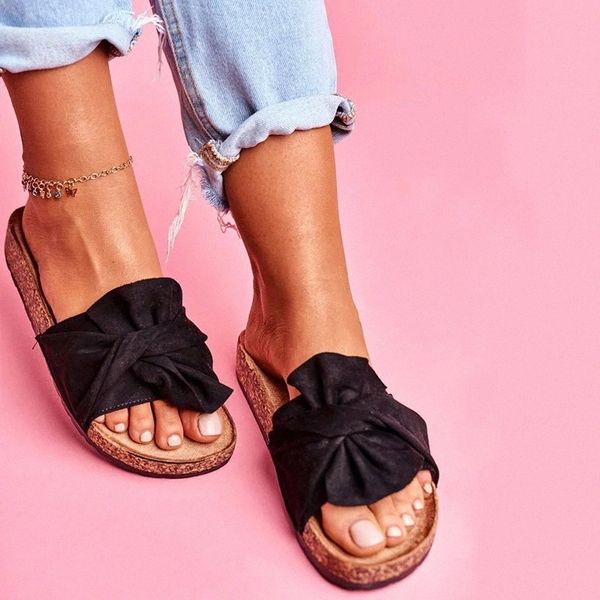 2020 new bow integrated slippers summer outdoor beach dinner casual flat slippers zapatos de mujer large size 35-43 womens shoes #ox5i, Black
2020 new bow integrated slippers summer outdoor beach dinner casual flat slippers zapatos de mujer large size 35-43 womens shoes #ox5i, Black