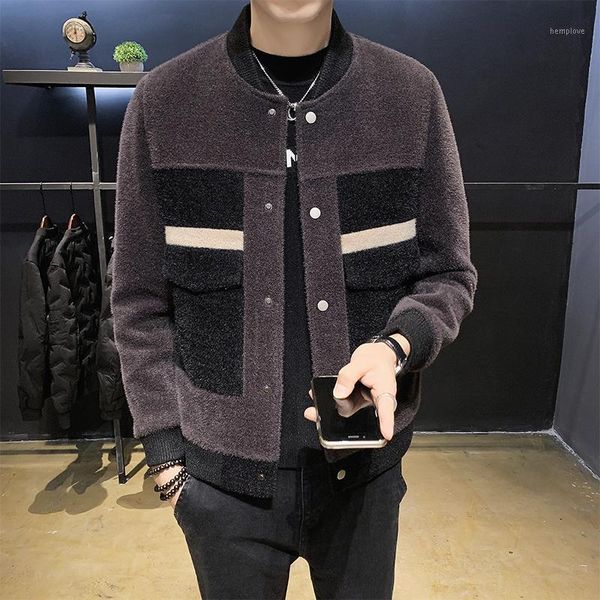 thicker winter jackets men slim baseball collar mink coat thick woolen jacket coat for men steetwear windbreaker1, Black
thicker winter jackets men slim baseball collar mink coat thick woolen jacket coat for men steetwear windbreaker1, Black