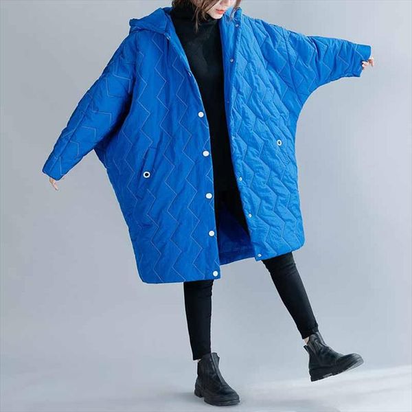 women 2020 winter bomber jacket coat oversized bat sleeve cotton clothing parkas mujer solid loose thickening warm hoodies coat, Black
women 2020 winter bomber jacket coat oversized bat sleeve cotton clothing parkas mujer solid loose thickening warm hoodies coat, Black
