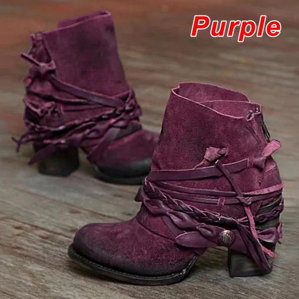 winter bohemian heel boots womens thick bottom shoes booties round toe retro fringe thick bottom ankle boots lace up zipper, Black
winter bohemian heel boots womens thick bottom shoes booties round toe retro fringe thick bottom ankle boots lace up zipper, Black