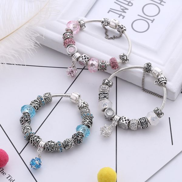 diy pink magnolia zinc alloy charm beaded bracelets & bangles for women original bracelet open decoration jewelry gift, Black
diy pink magnolia zinc alloy charm beaded bracelets & bangles for women original bracelet open decoration jewelry gift, Black