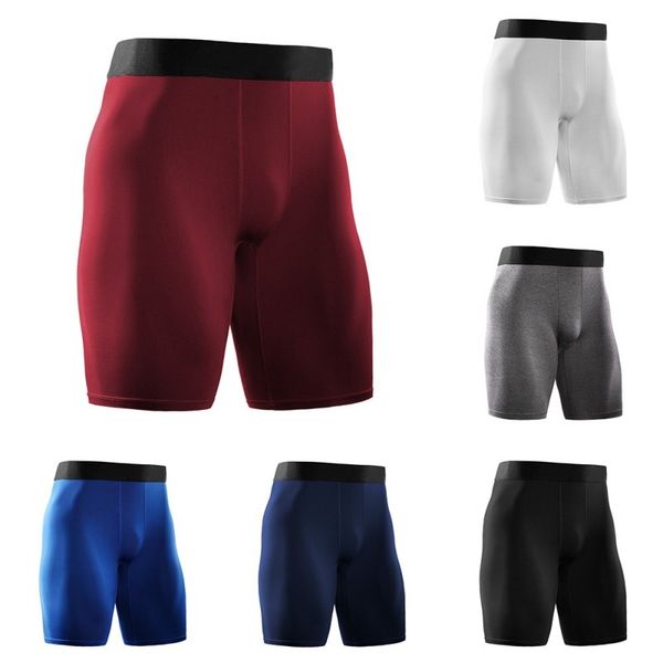breathable and quick-drying men's sports fitness tights training running shorts, White;black
breathable and quick-drying men's sports fitness tights training running shorts, White;black