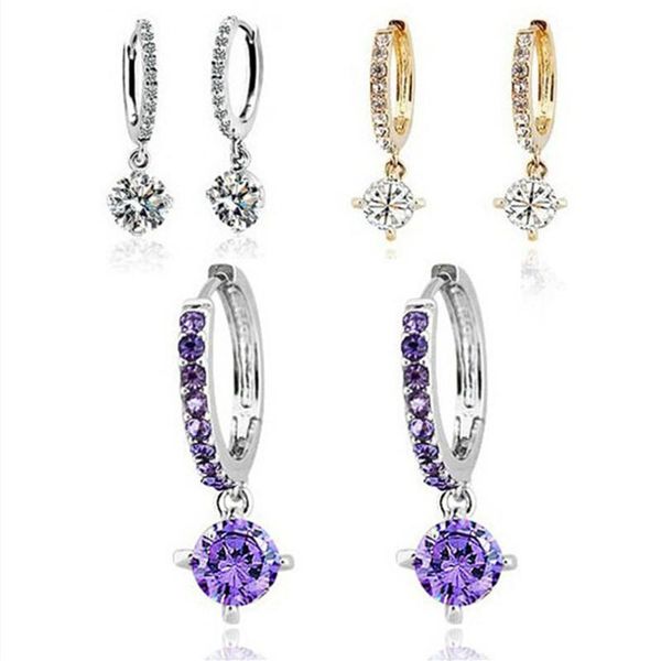 hoop & huggie h:hyde wholesale 1pair earrings classic 3 colors crystal pendant earring woman's jewelry, Golden;silver
hoop & huggie h:hyde wholesale 1pair earrings classic 3 colors crystal pendant earring woman's jewelry, Golden;silver
