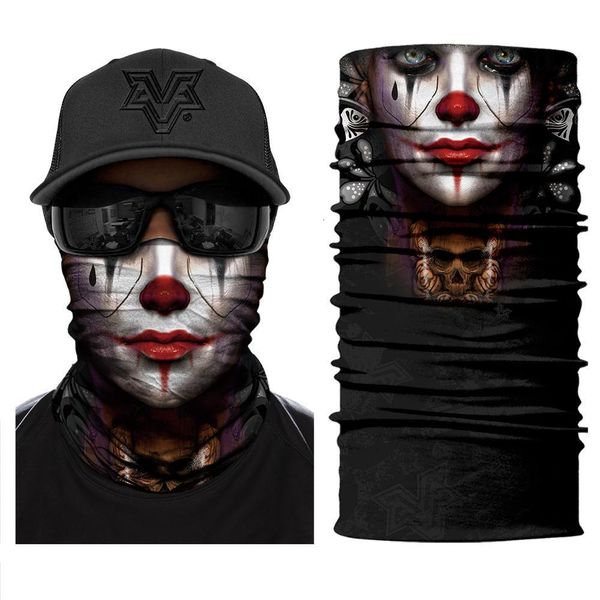 clown printed tube men's bandana joker scarf neck cover gaiter cycling hiking bicycle half face mask headband summesb1p
clown printed tube men's bandana joker scarf neck cover gaiter cycling hiking bicycle half face mask headband summesb1p