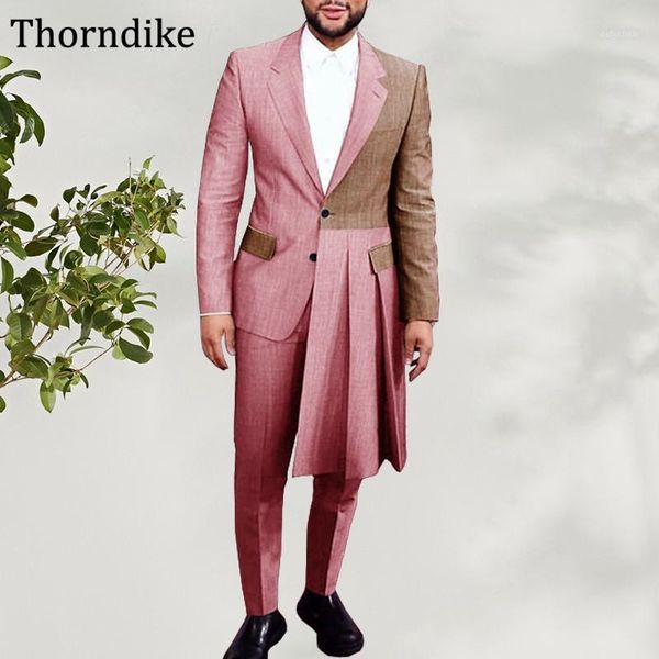 thorndike single breasted notched lapel men suit 2020 custom made asymmetrical long blazer set casual groom wedding party tuxedo1, White;black
thorndike single breasted notched lapel men suit 2020 custom made asymmetrical long blazer set casual groom wedding party tuxedo1, White;black